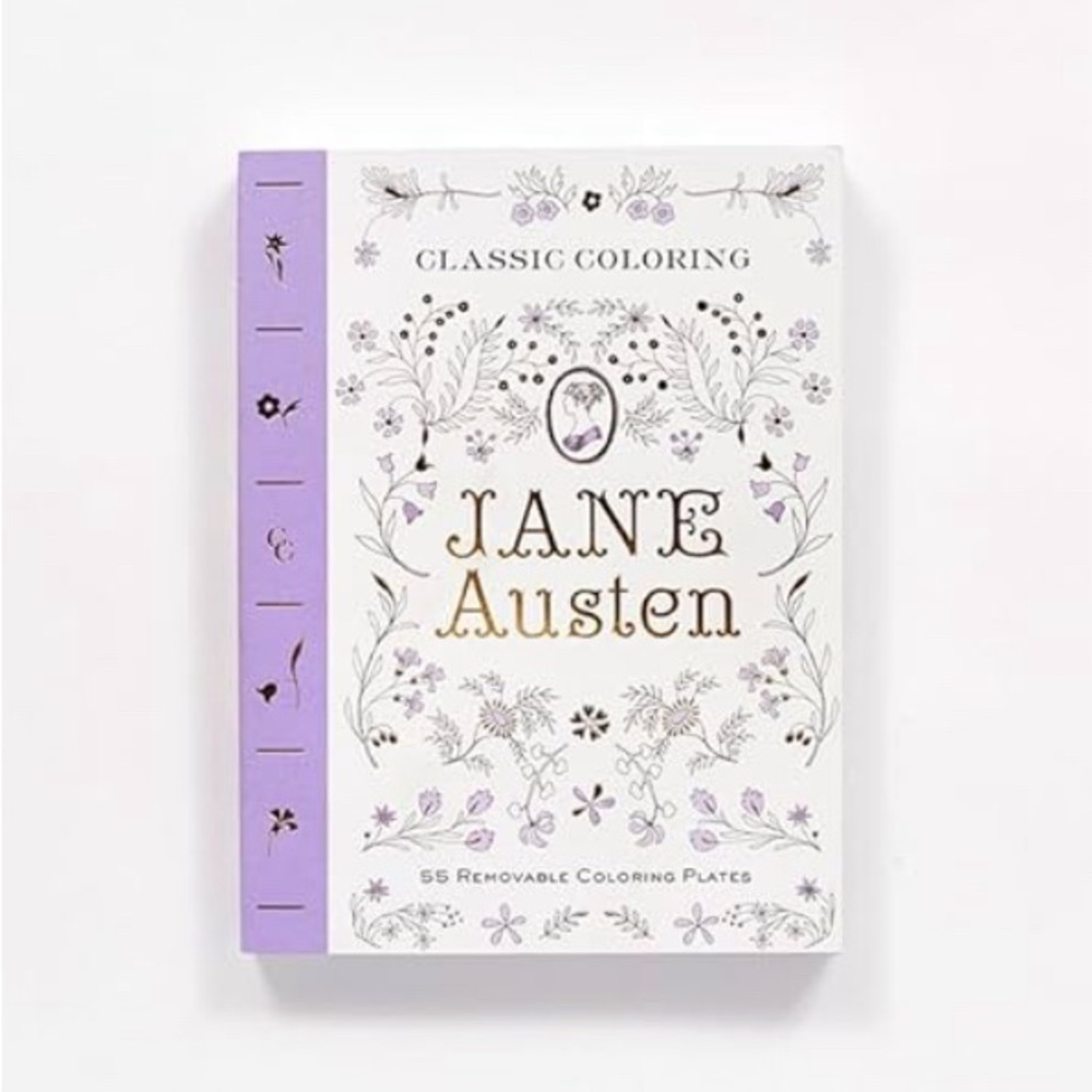 Jane Austin Victorian coloring Book 🥀